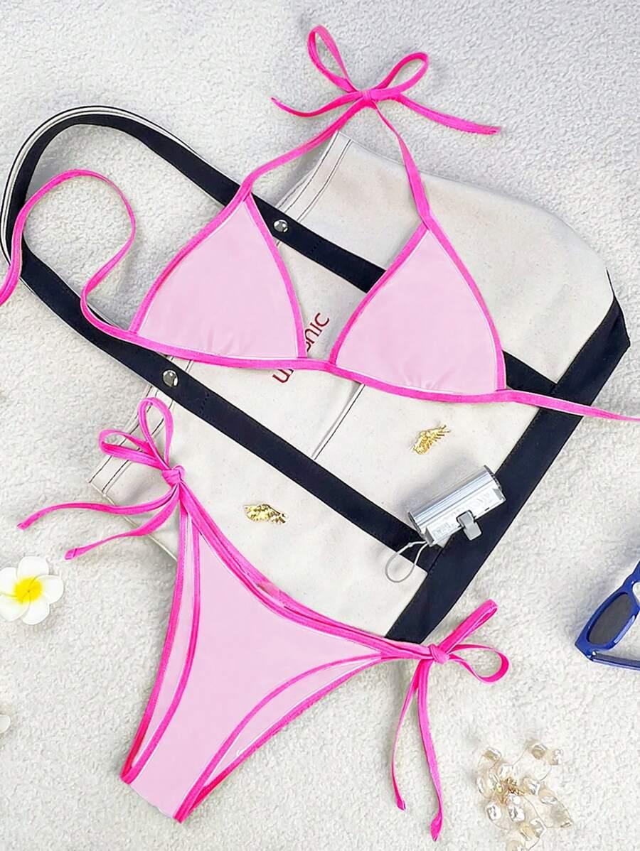 SHEIN DWUCZĘŚCIOWY STRÓJ KĄPIELOWY S09__XXS