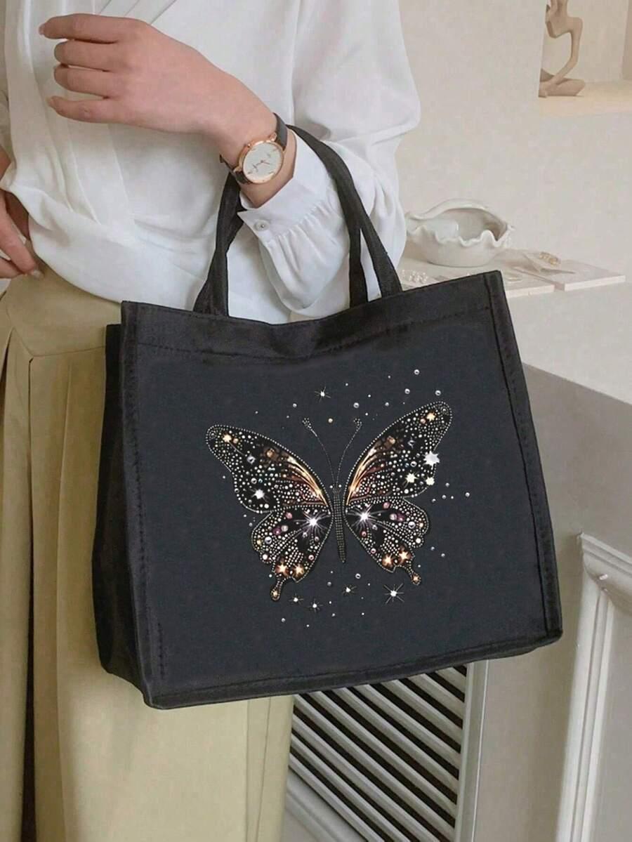 SHEIN ZESTAW TOREBKA KOSMETYCZKA NA ZAKUPY WZÓR S07__35.5X31