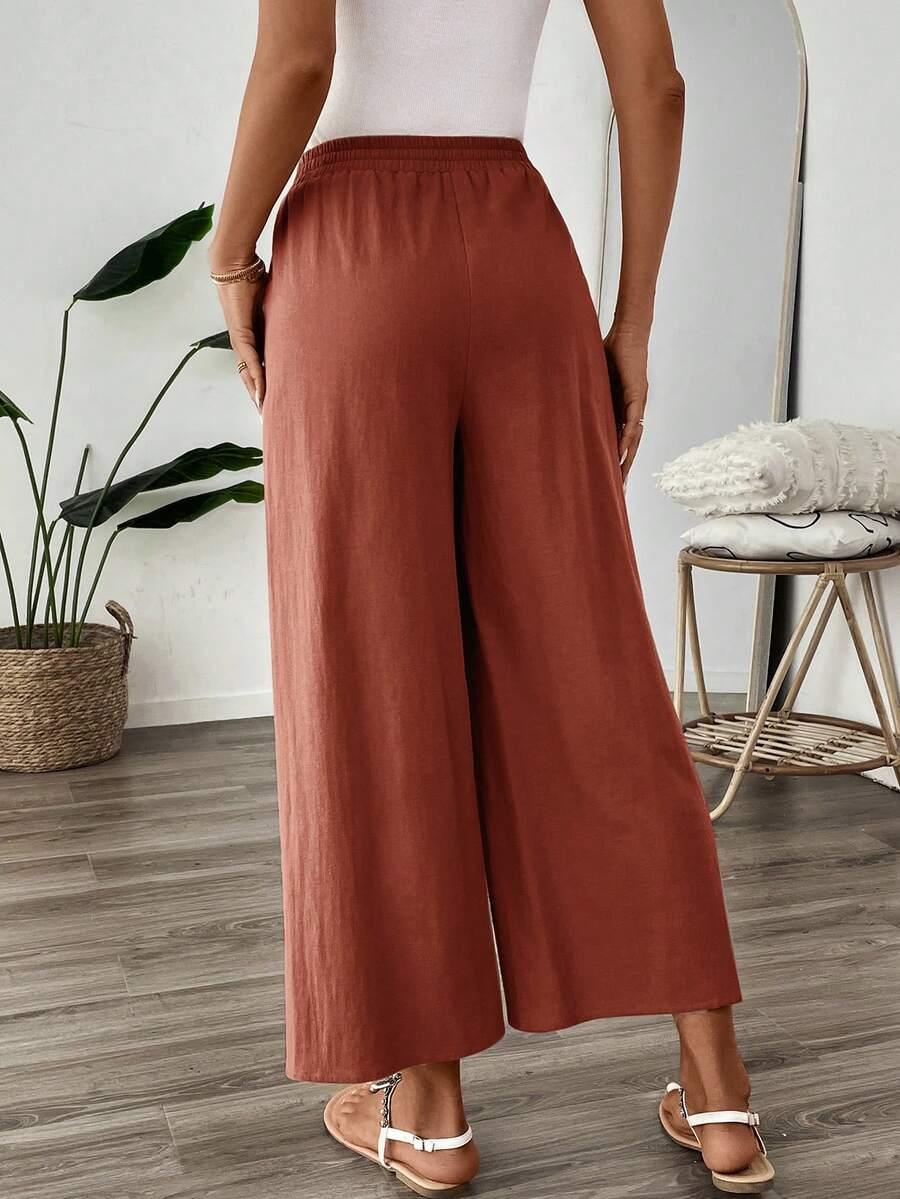 SHEIN SPODNIE SZEROKA NOGAWKA S06__L