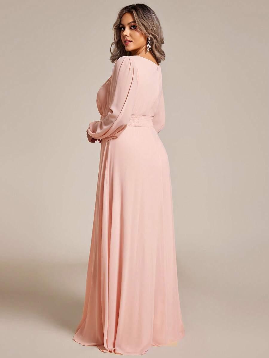 SHEIN RÓŻOWA MAXI SUKIENKA S06__50
