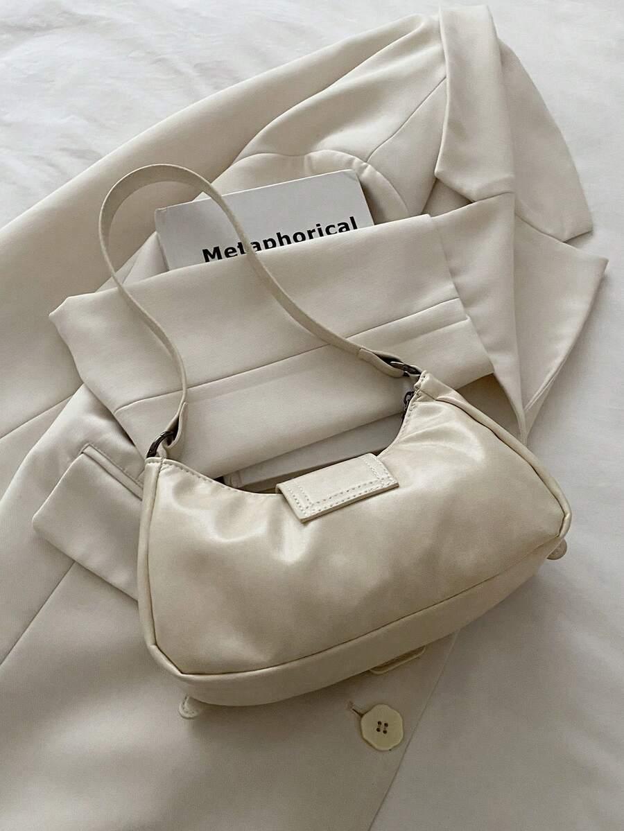 SHEIN BEŻOWA TOREBKA NA RAMIĘ S07__15X25