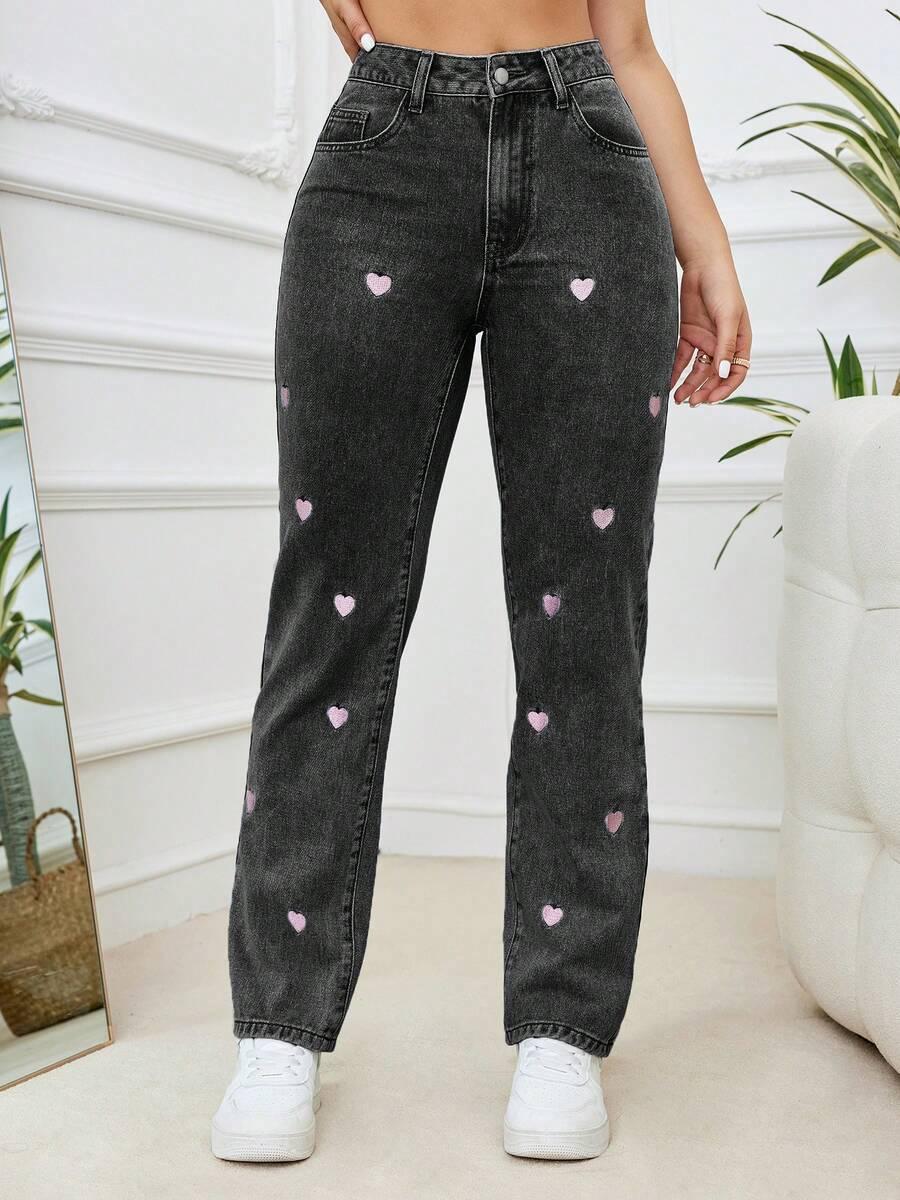 SHEIN SZARE SPODNIE JEANS S06__XL