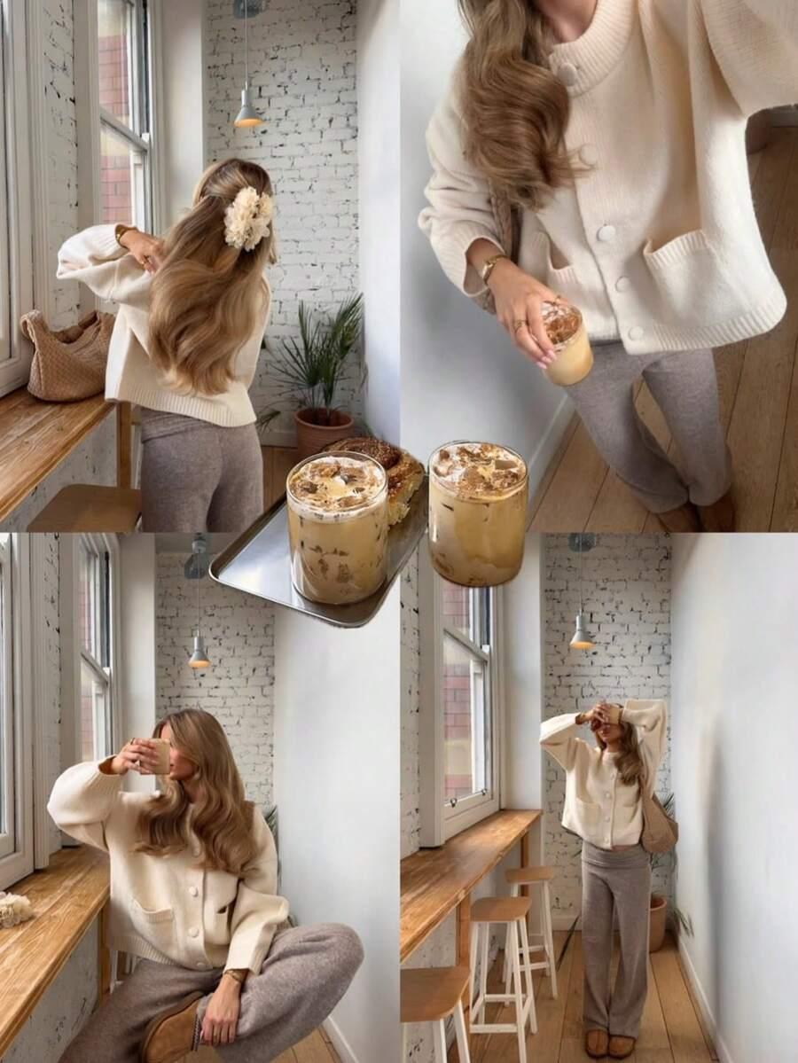SHEIN SWETER DŁUGI RĘKAW S06__L