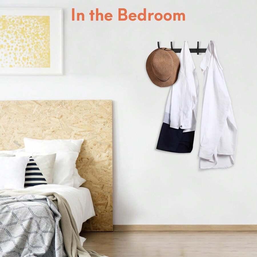 SHEIN CZARNY WIESZAK NA ŚCIANĘ S07__35X7,5