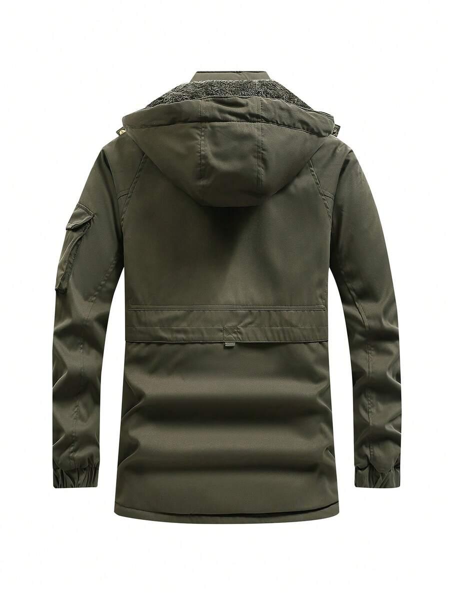 SHEIN ZIELONA KURTKA KAPTUR W01__M