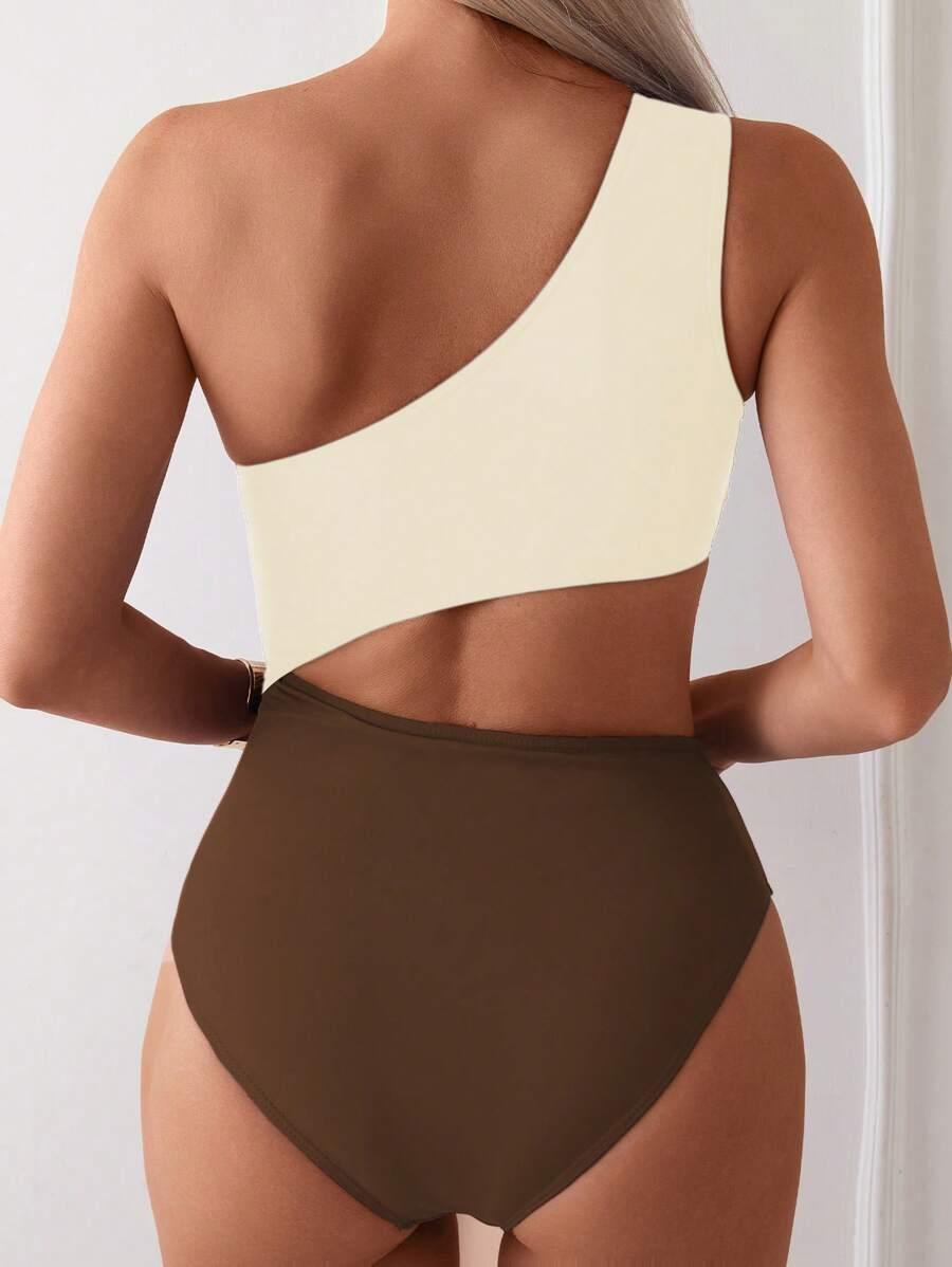 SHEIN JEDNOCZĘŚCIOWY STRÓJ KĄPIELOWY S09__S