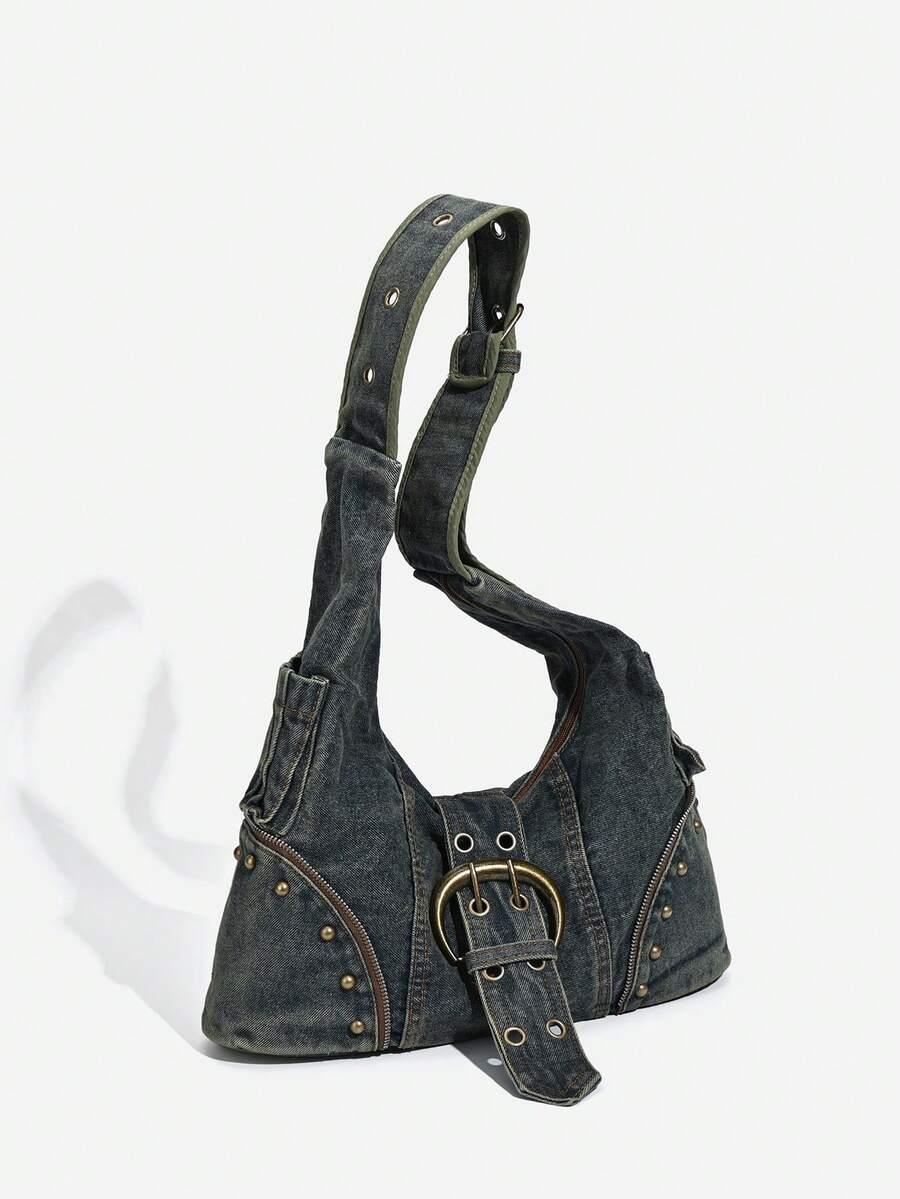 SHEIN TOREBKA JEANS NA RAMIĘ S07__19X37CM