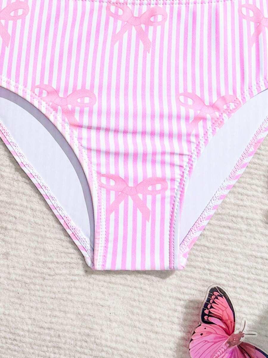 SHEIN DWUCZĘŚCIOWY STRÓJ KĄPIELOWY PAREO S09__110-116