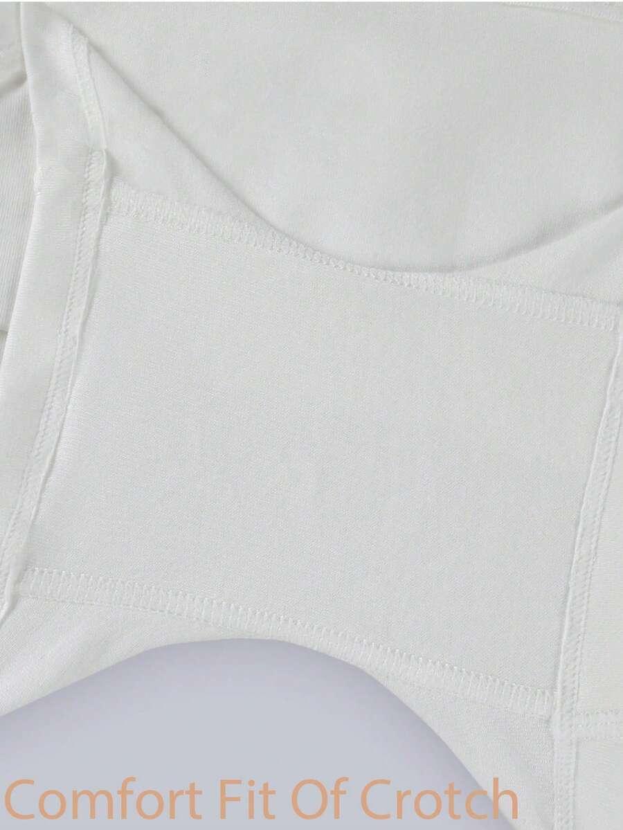 SHEIN BIAŁE MAJTKI SZORTY PK01__S