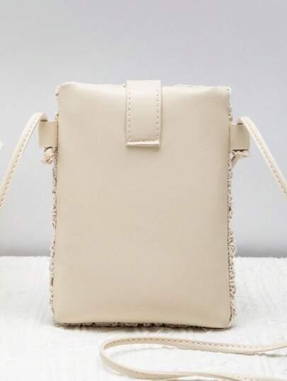SHEIN KREMOWA TOREBKA WZÓR S07__14X19