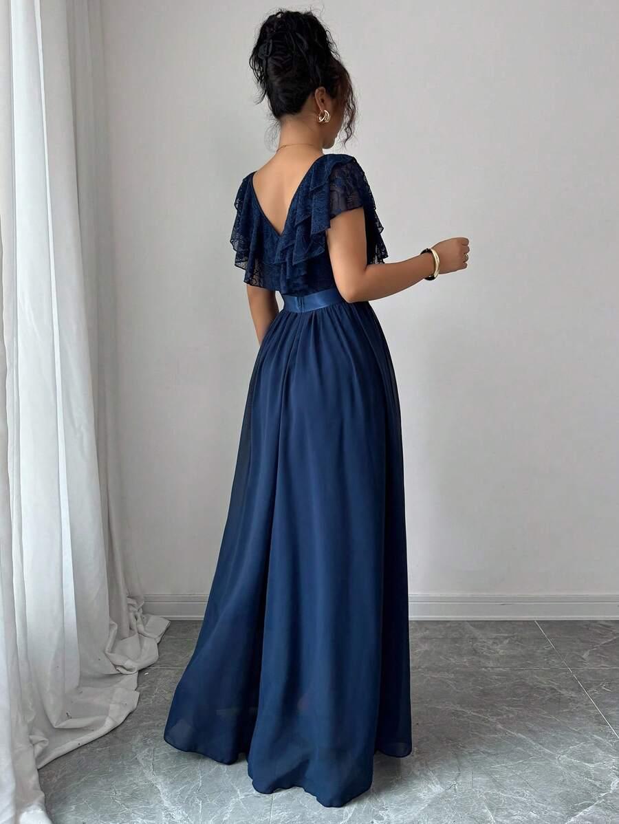 ELENZGA NIEBIESKA MAXI SUKIENKA S06__M