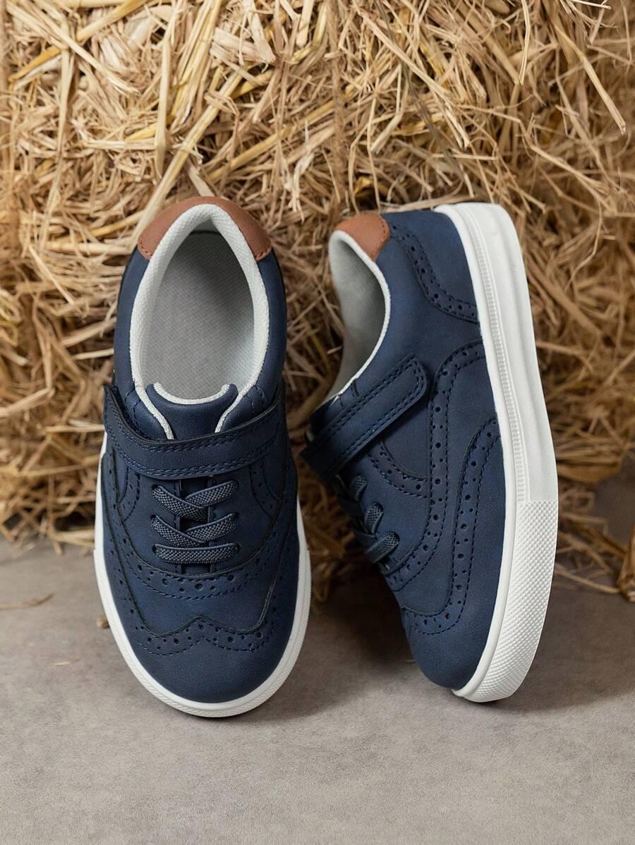 SHEIN GRANATOWE BUTY NA RZEPY S06__29