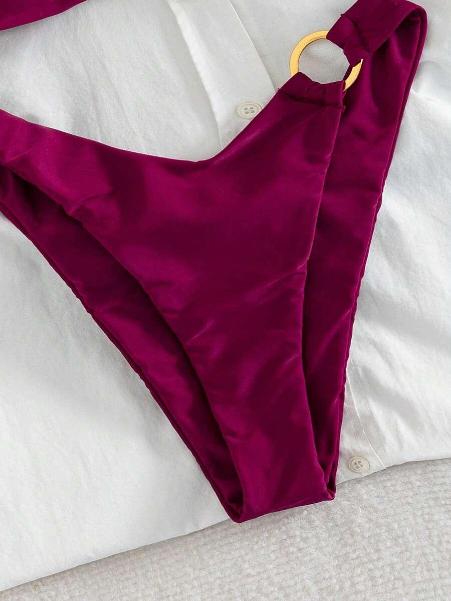 SHEIN RÓŻOWY DWUCZĘŚCIOWY STRÓJ KĄPIELOWY S09__S