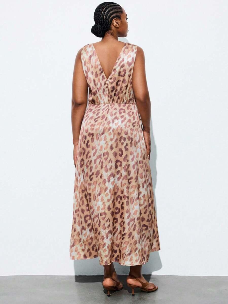 SHEIN MAXI SUKIENKA LEOPARD PRINT S06__48