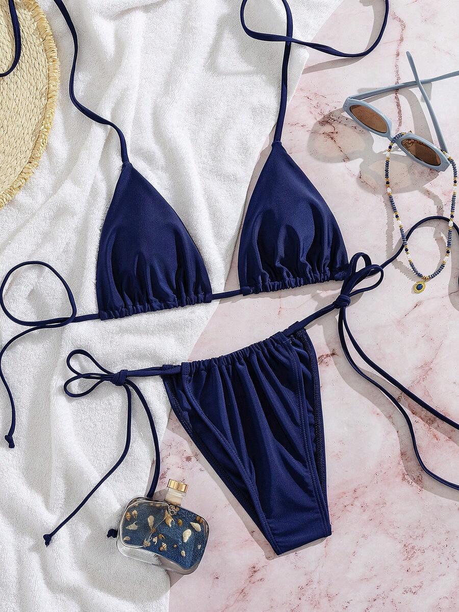 SHEIN DWUCZĘŚCIOWY STRÓJ KĄPIELOWY S09__L