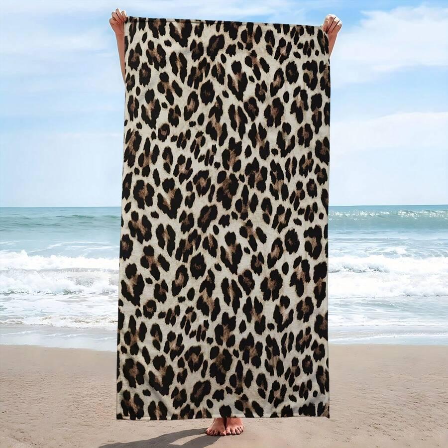 SHEIN RĘCZNIK PLAŻOWY ANIMAL PRINT S07__90X180