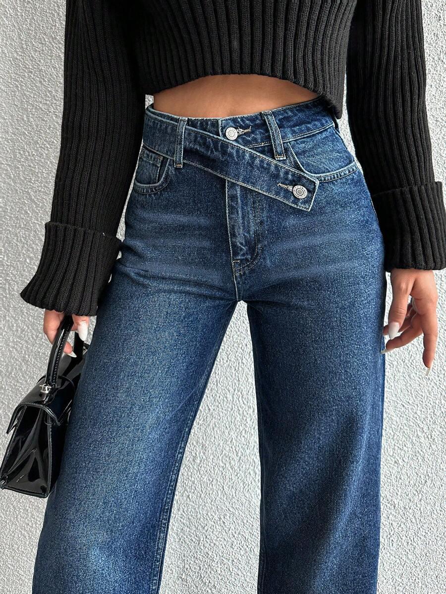 SHEIN NIEBIESKIE SPODNIE JEANS S06__M