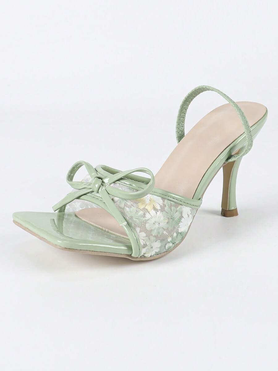 SHEIN ZIELONE SANDAŁY OBCAS S06__39