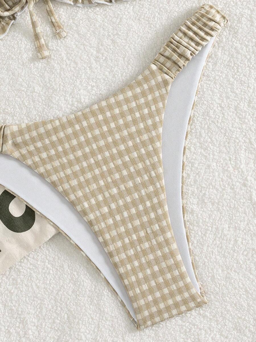 SHEIN DWUCZĘŚCIOWY STRÓJ KĄPIELOWY PRINT S09__XL