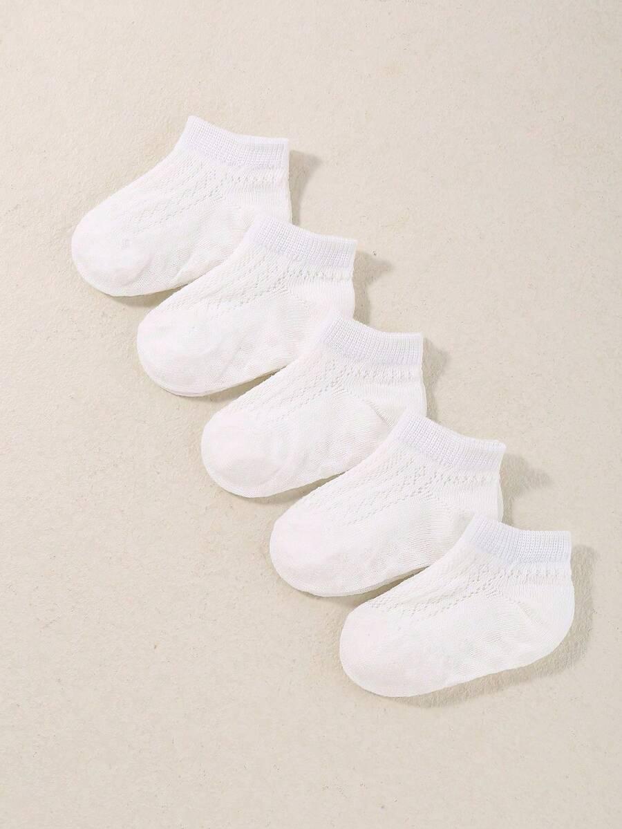SHEIN BIAŁE SKARPETKI 5-PACK S06__19-24