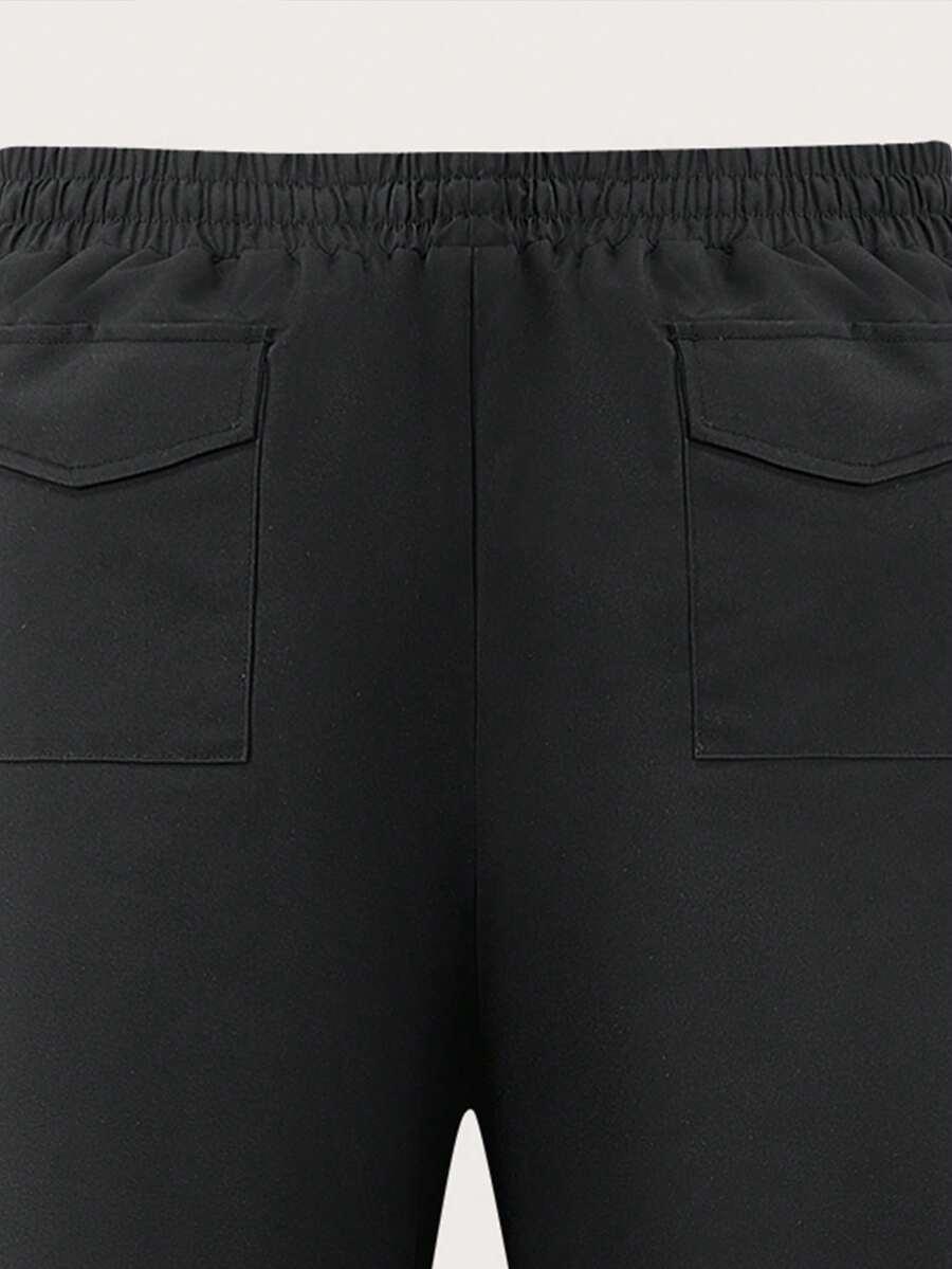 SHEIN CZARNE OCIEPLANE SPODNIE W01__XS