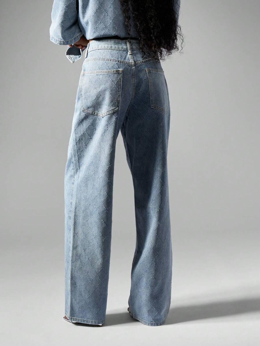 SHEIN NIEBIESKIE SPODNIE JEANS S06__L/30