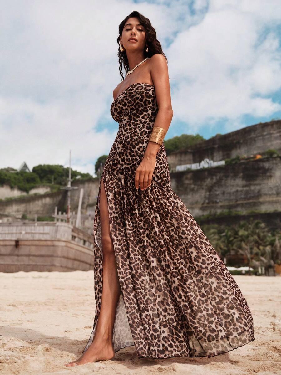 OPULESSA MAXI SUKIENKA ANIMAL PRINT S06__S