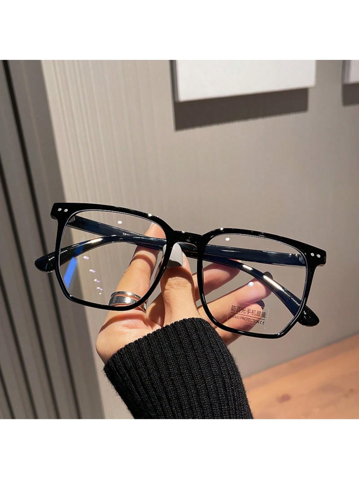 SHEIN CZARNE OKULARY ZERÓWKI S07