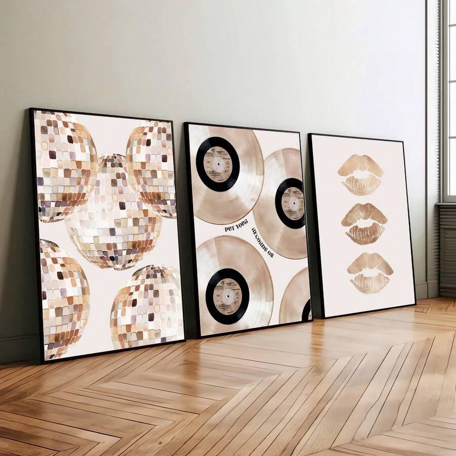 SHEIN PLAKAT WZÓR 3-PACK S07__40X60