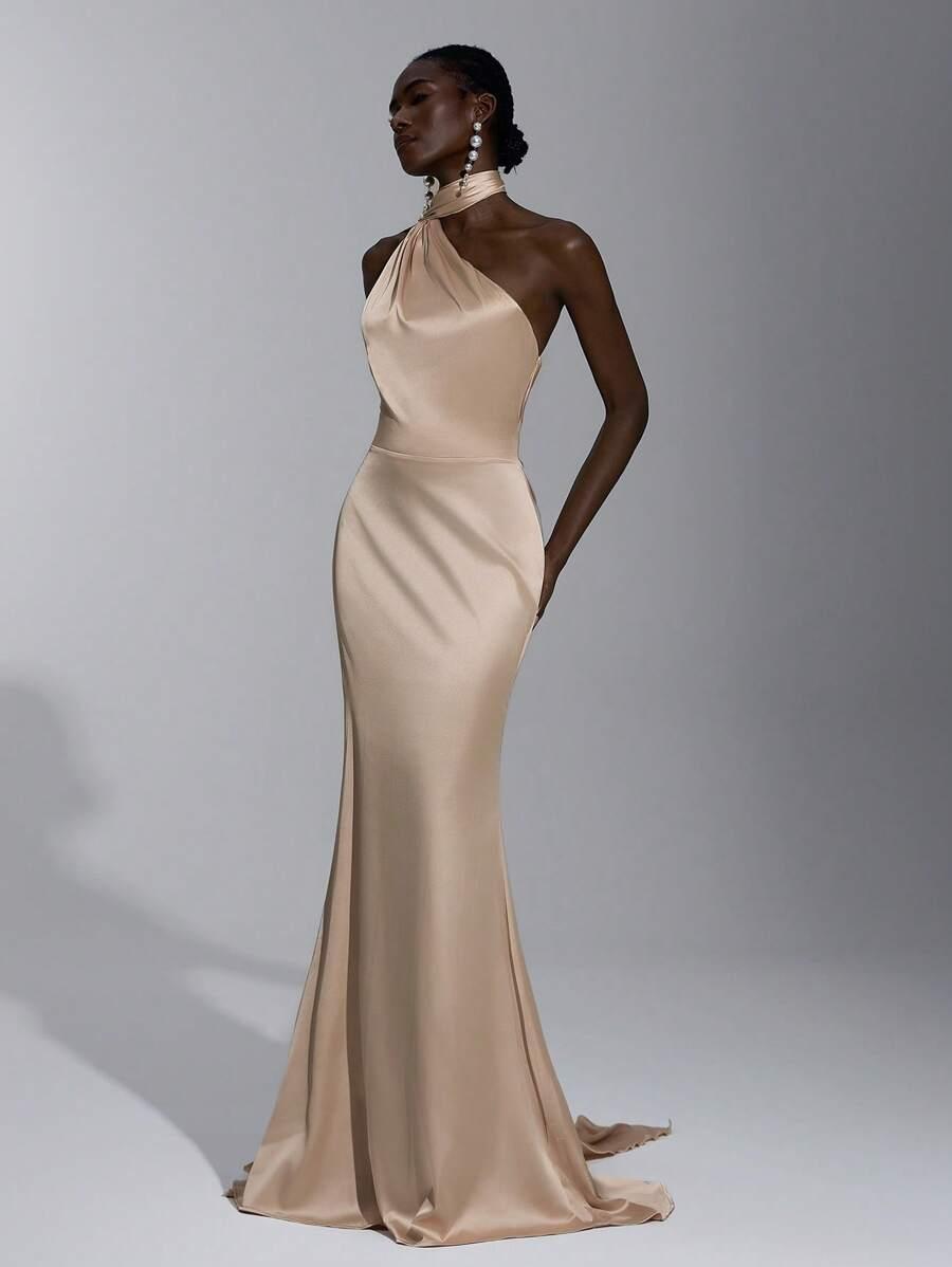 SHEIN MAXI SUKIENKA WIĄZANIE S06__S
