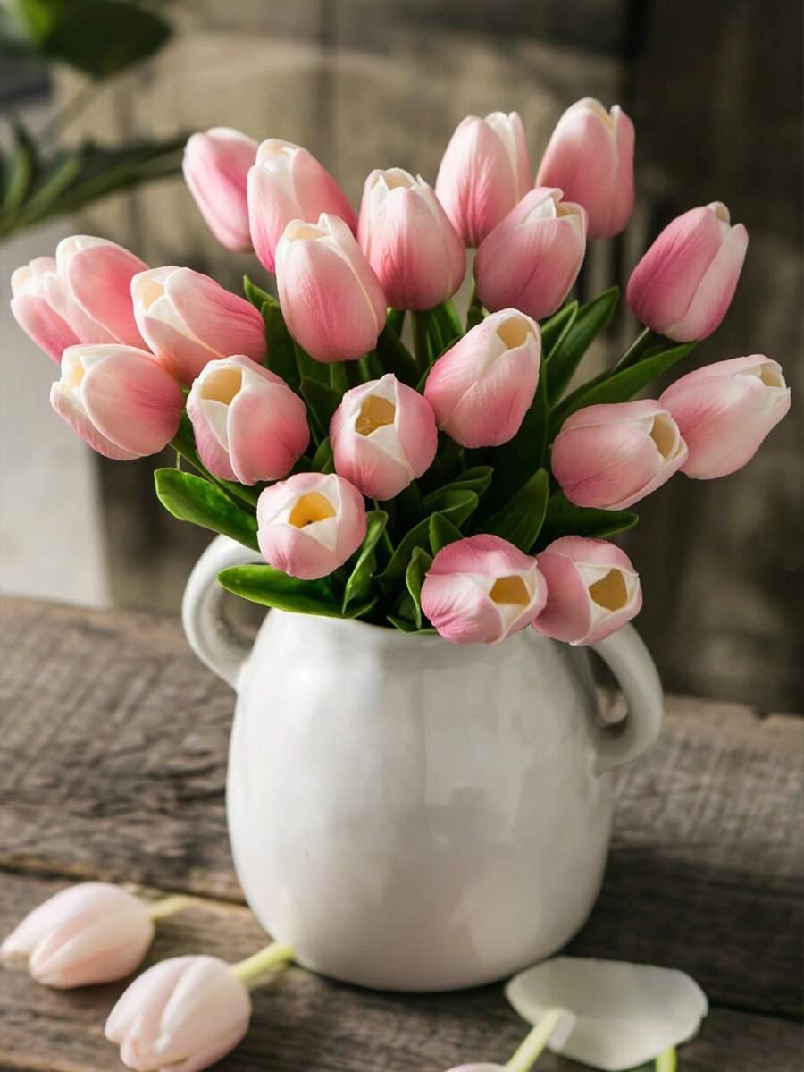 SHEIN SZTUCZNY KWIAT TULIPAN 10-PACK S07__33