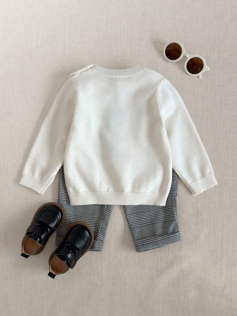 SHEIN SWETER WZÓR MIŚ S06__74/80