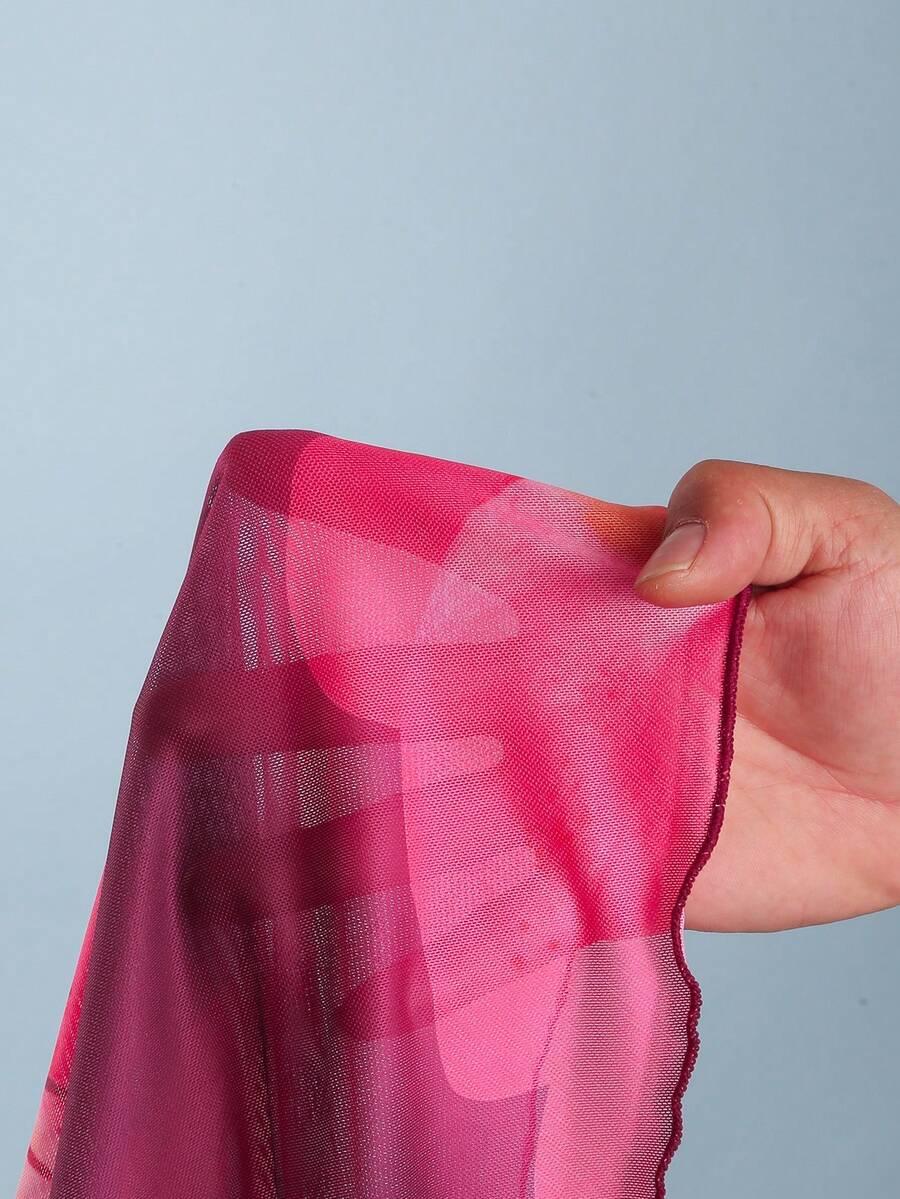 SHEIN STRÓJ KĄPIELOWY KOMPLET SARONG S09__M
