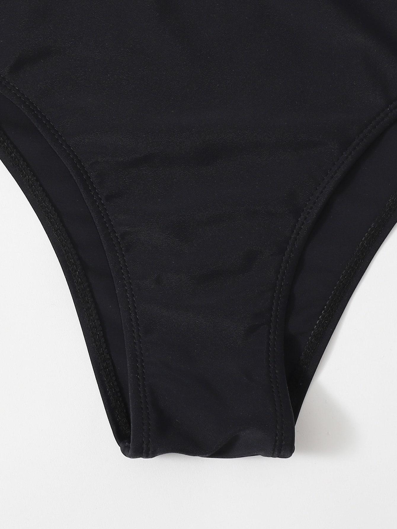 SHEIN TRZYCZĘSCIOWY STRÓJ KĄPIELOWY S09__M