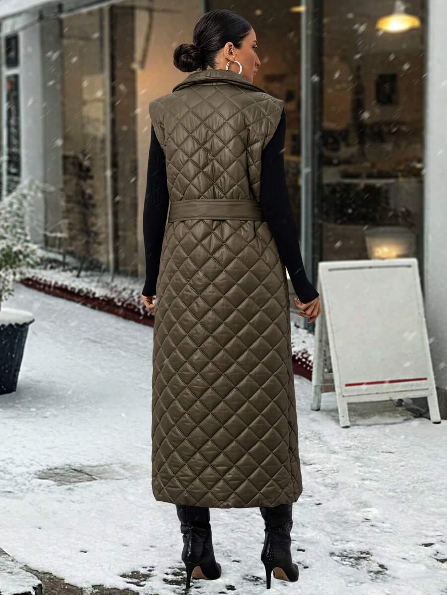 SHEIN ZIELONA PIKOWANA KAMIZELKA W01__XL