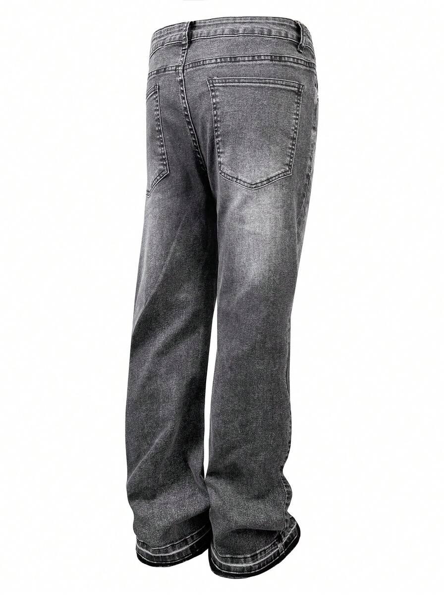SHEIN SZARE SPODNIE JEANS S06__XS