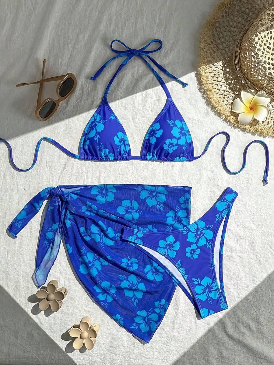 SWIM LUSHOIRE DWUCZĘŚCIOWY STRÓJ KĄPIELOWY PAREO KOMPLET S09__XS