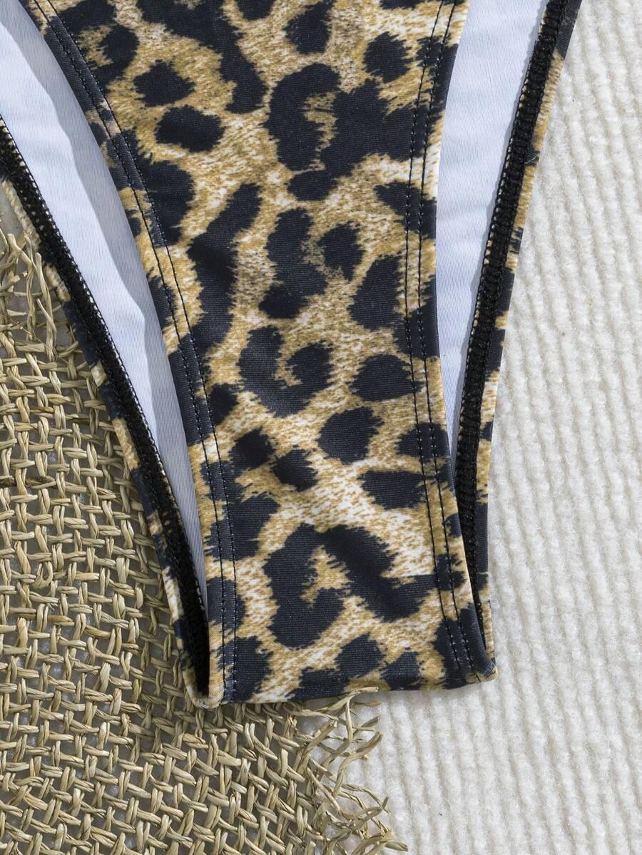 SWIM SXY DWUCZĘŚCIOWY STRÓJ KĄPIELOWY ANIMAL PRINT S09__M