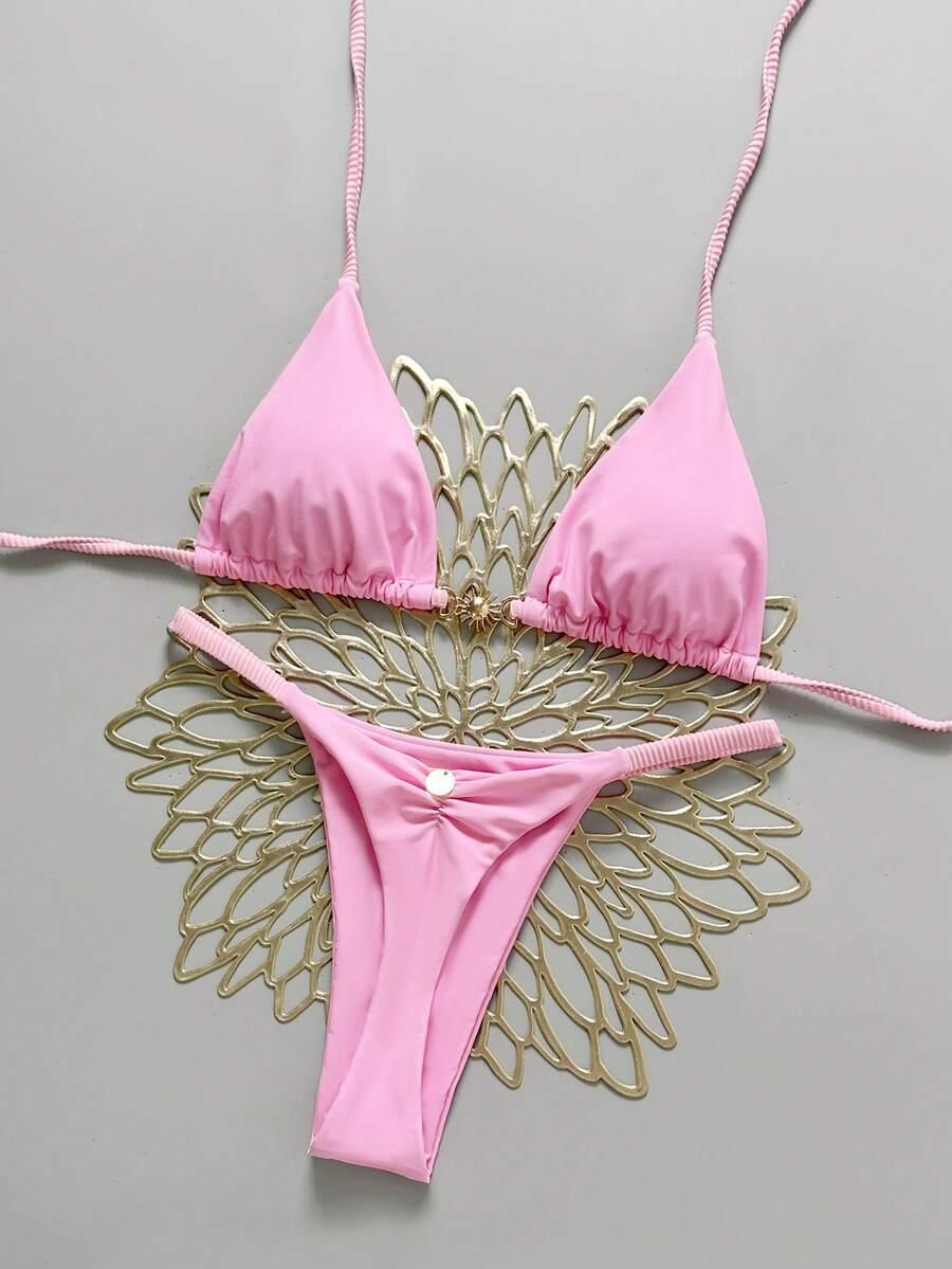 SHEIN DWUCZĘŚCIOWY STRÓJ KĄPIELOWY S09__S