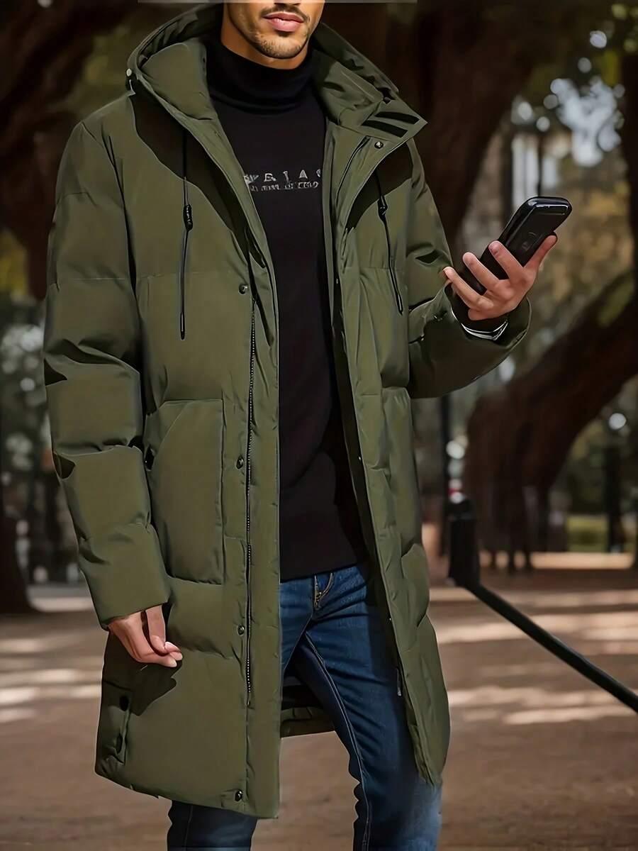 SHEIN ZIELONA PIKOWANA KURTKA Z KAPTUREM ZAMEK W01__XL