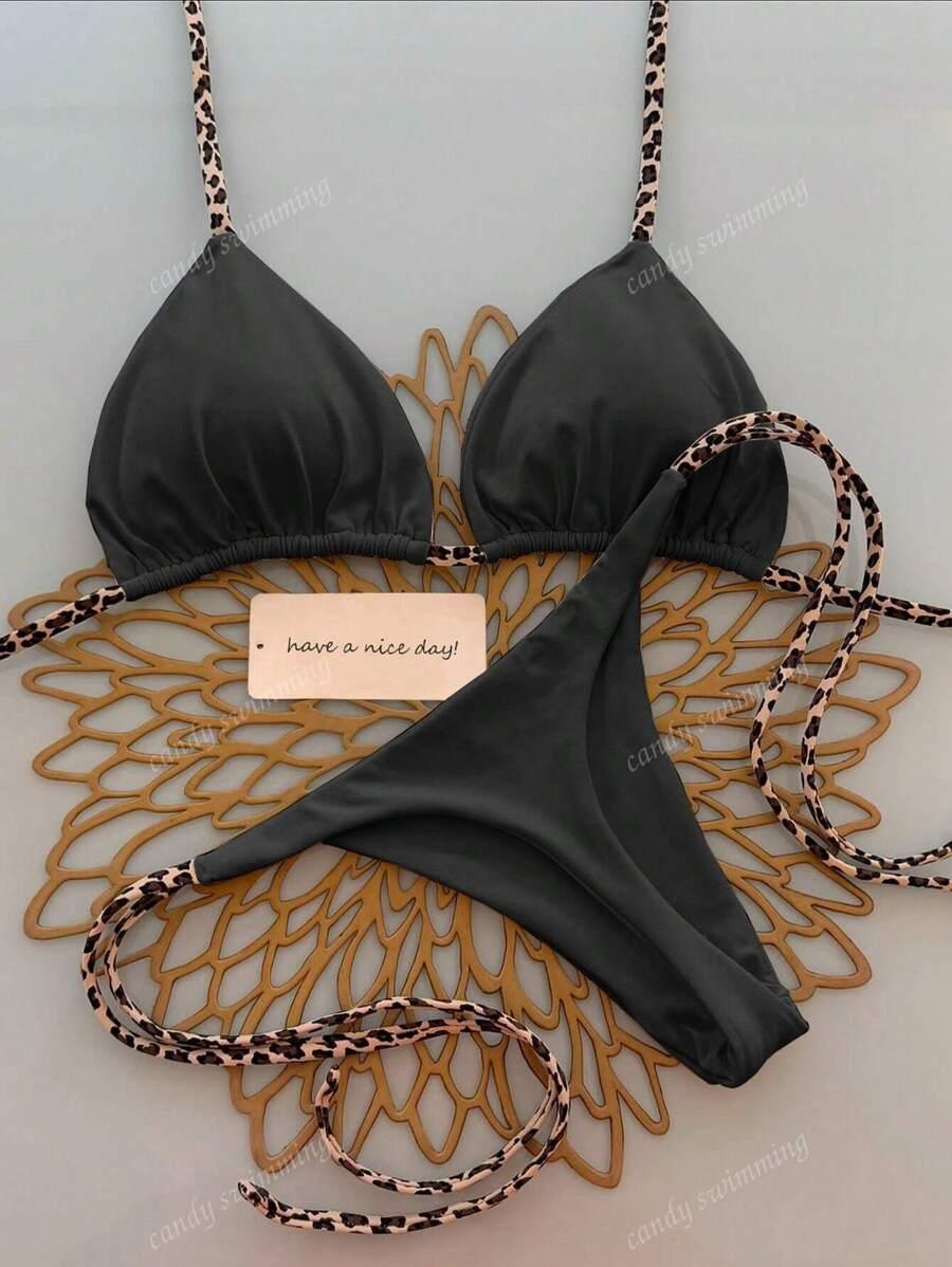 SHEIN DWUCZĘŚCIOWY STRÓJ KĄPIELOWY S09__XS