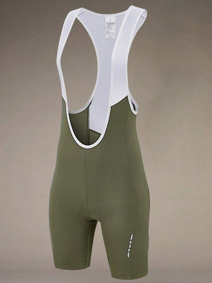SHEIN ZIELONE SPODENKI KOLARSKIE Z SZELKAMI S06__XL