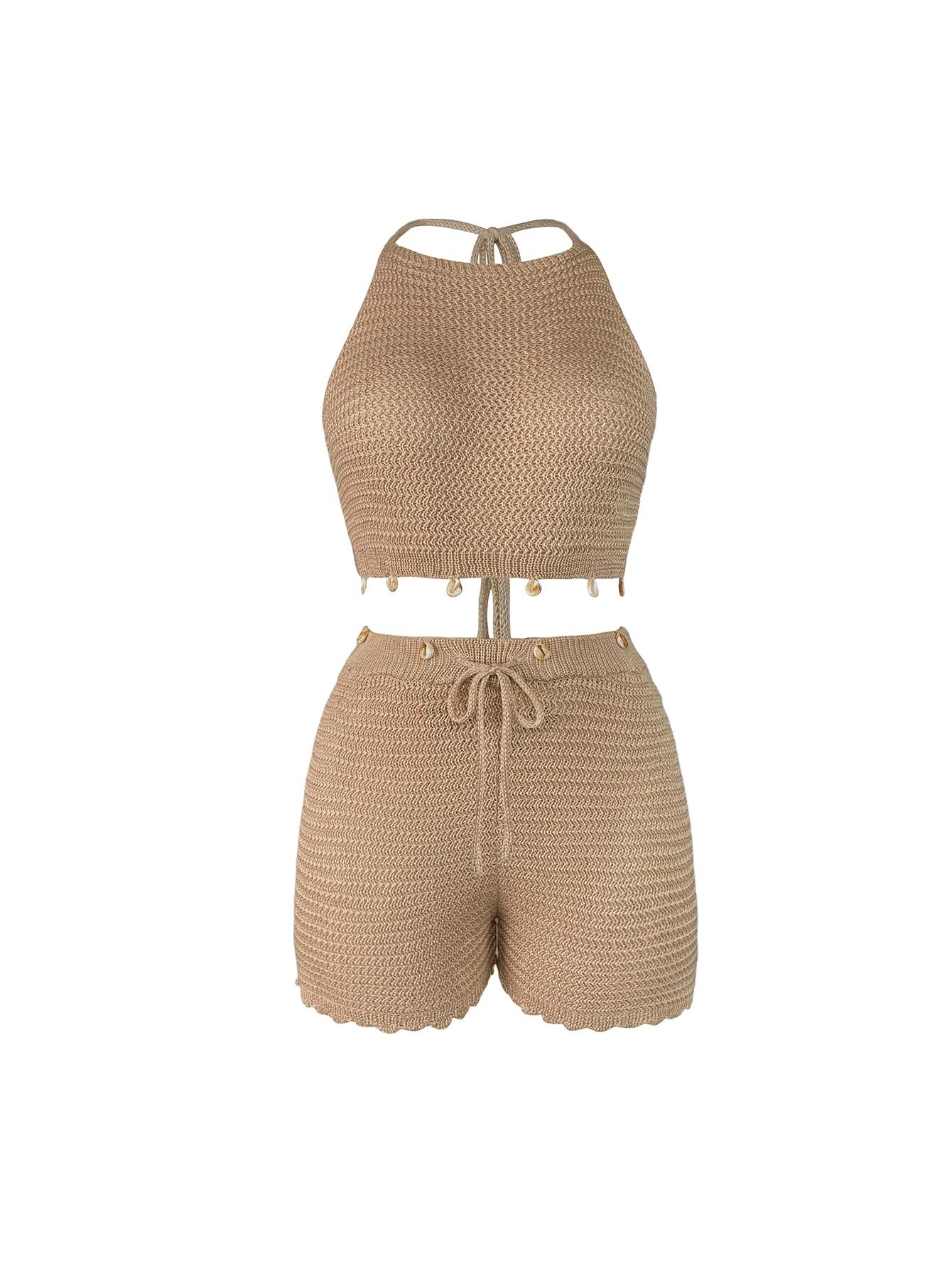 SHEIN TOP SPODENKI KOMPLET PK01__S