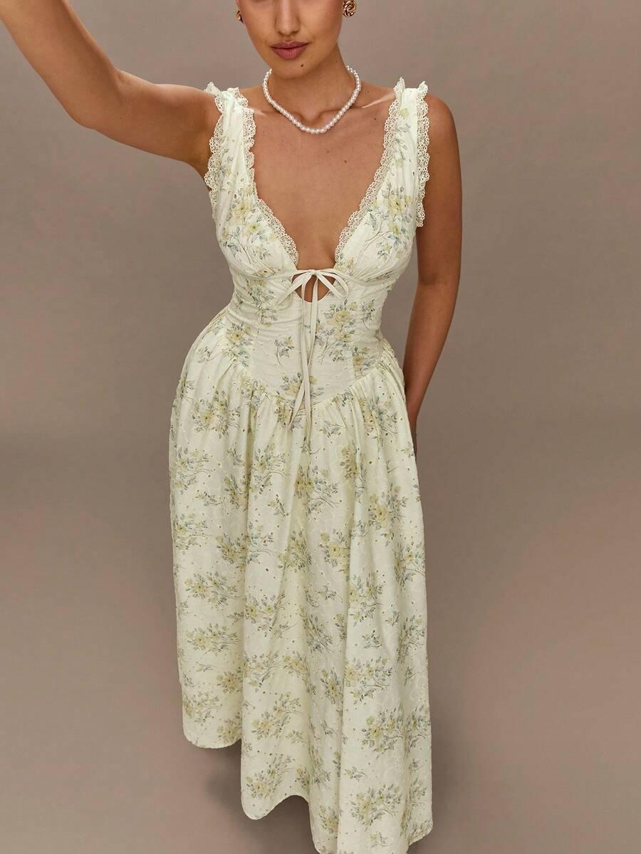 ENCHNT MAXI SUKIENKA KWIATY S06__L