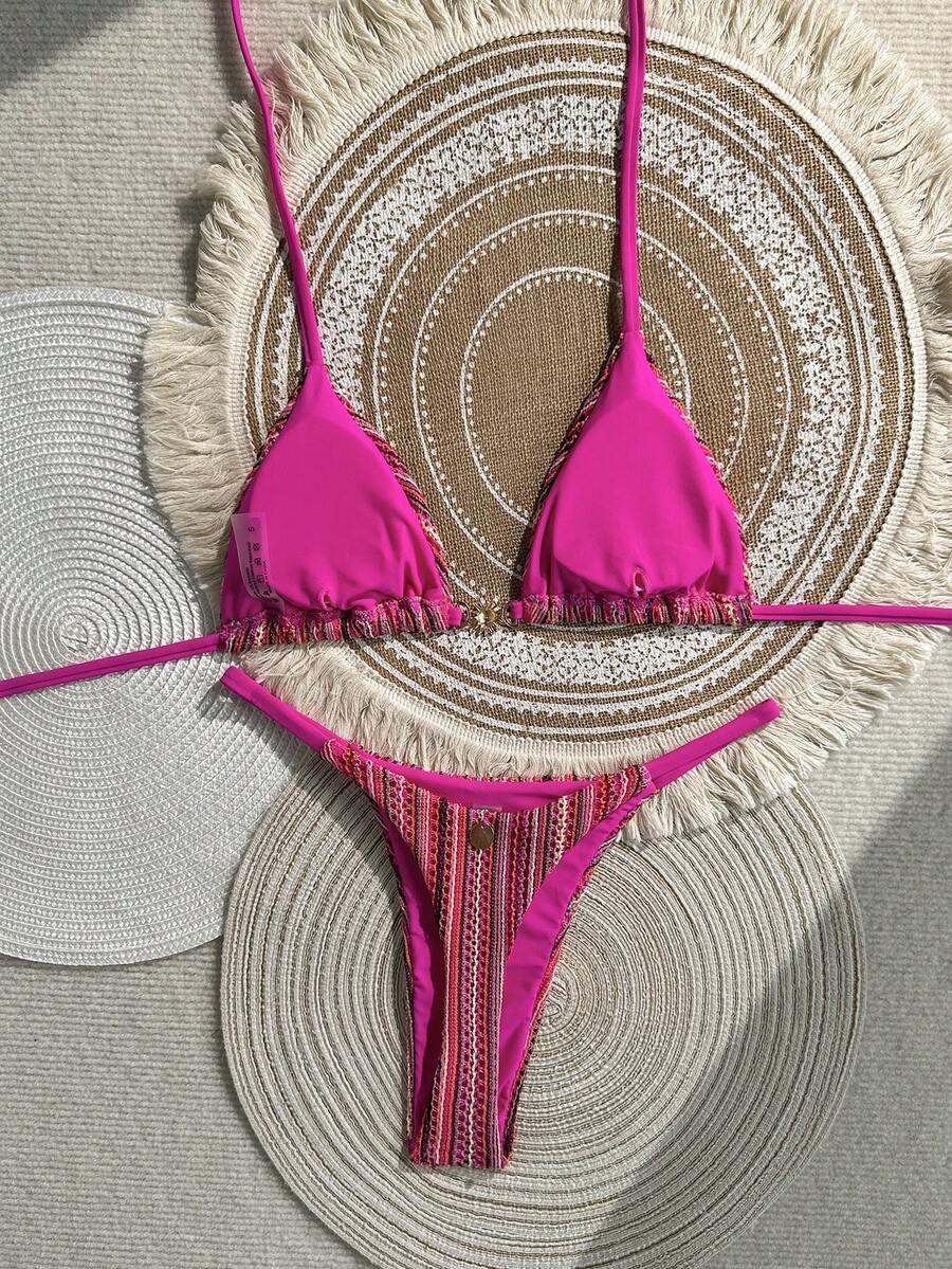SHEIN DWUCZĘŚCIOWY STRÓJ KĄPIELOWY S09__S
