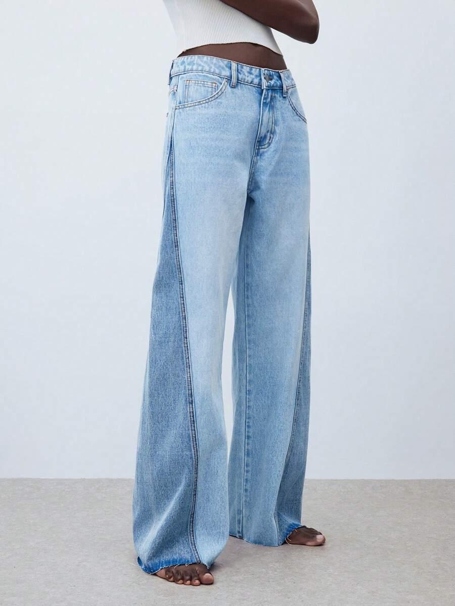 MAIJA NIEBIESKIE SPODNIE JEANS S06__W30/L
