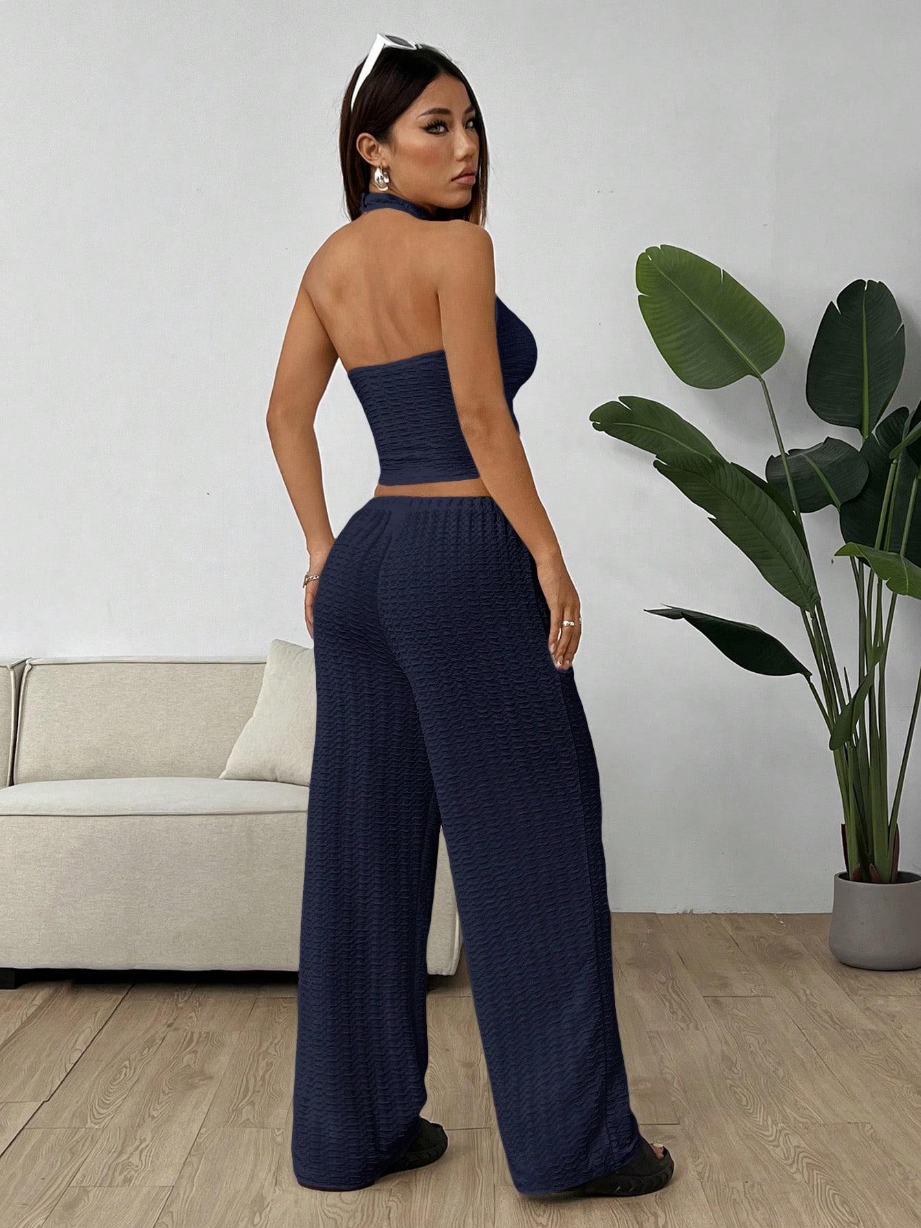 SHEIN TOP SPODNIE KOMPLET S06__S