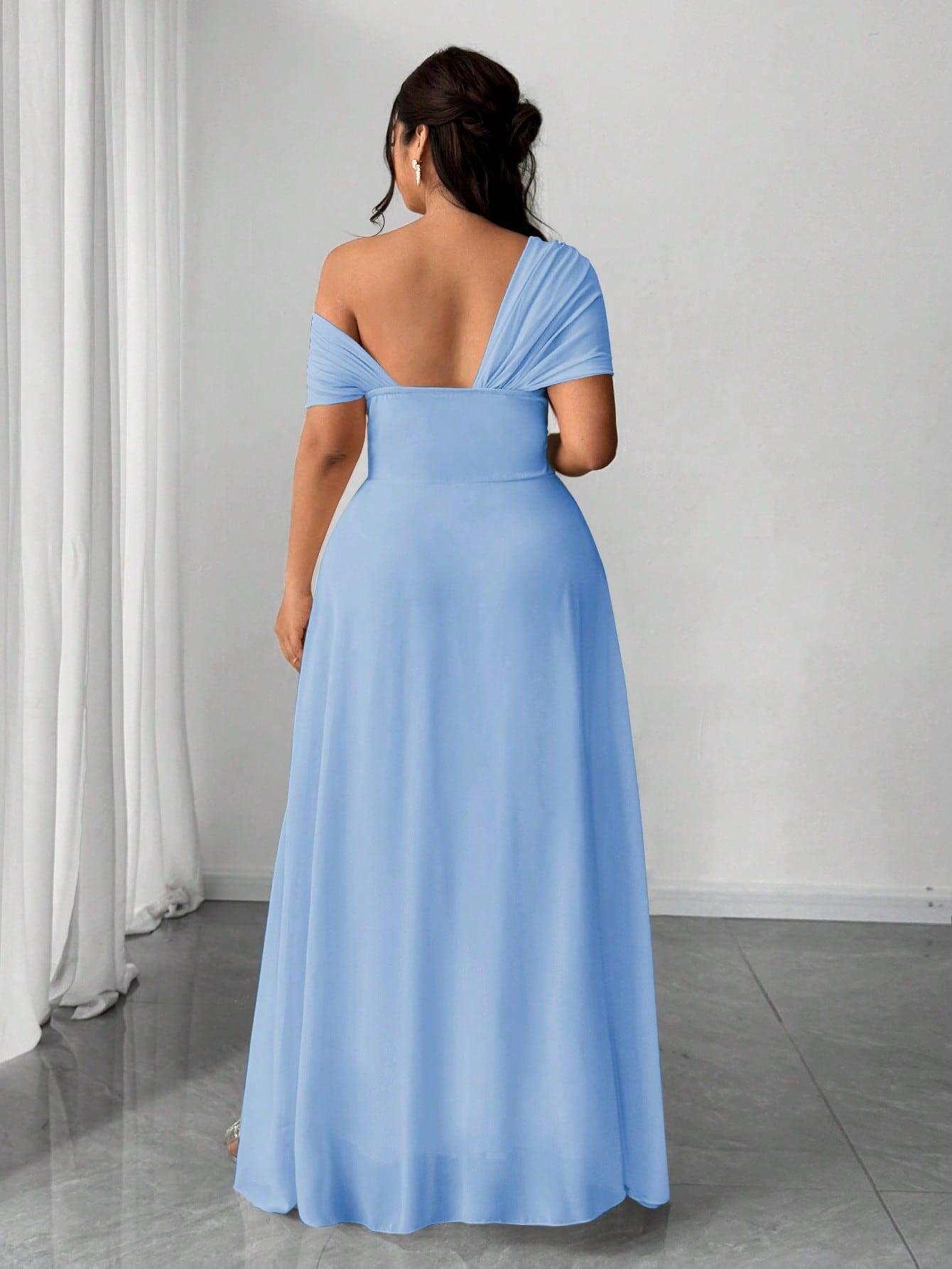 ELENZGA NIEBIESKA MAXI SUKIENKA S06__50