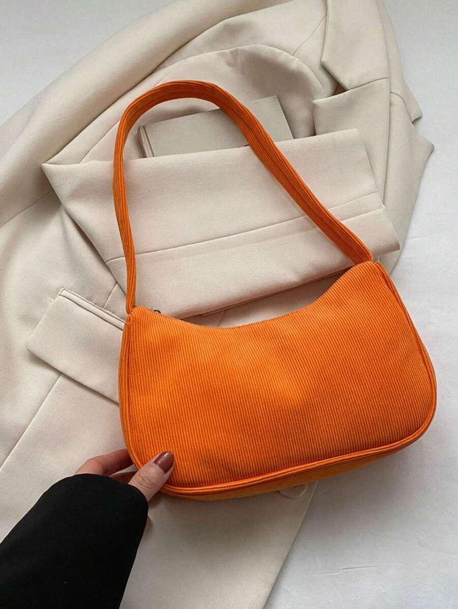 SHEIN POMARAŃCZOWA TOREBKA NA RAMIĘ S07__15X24CM