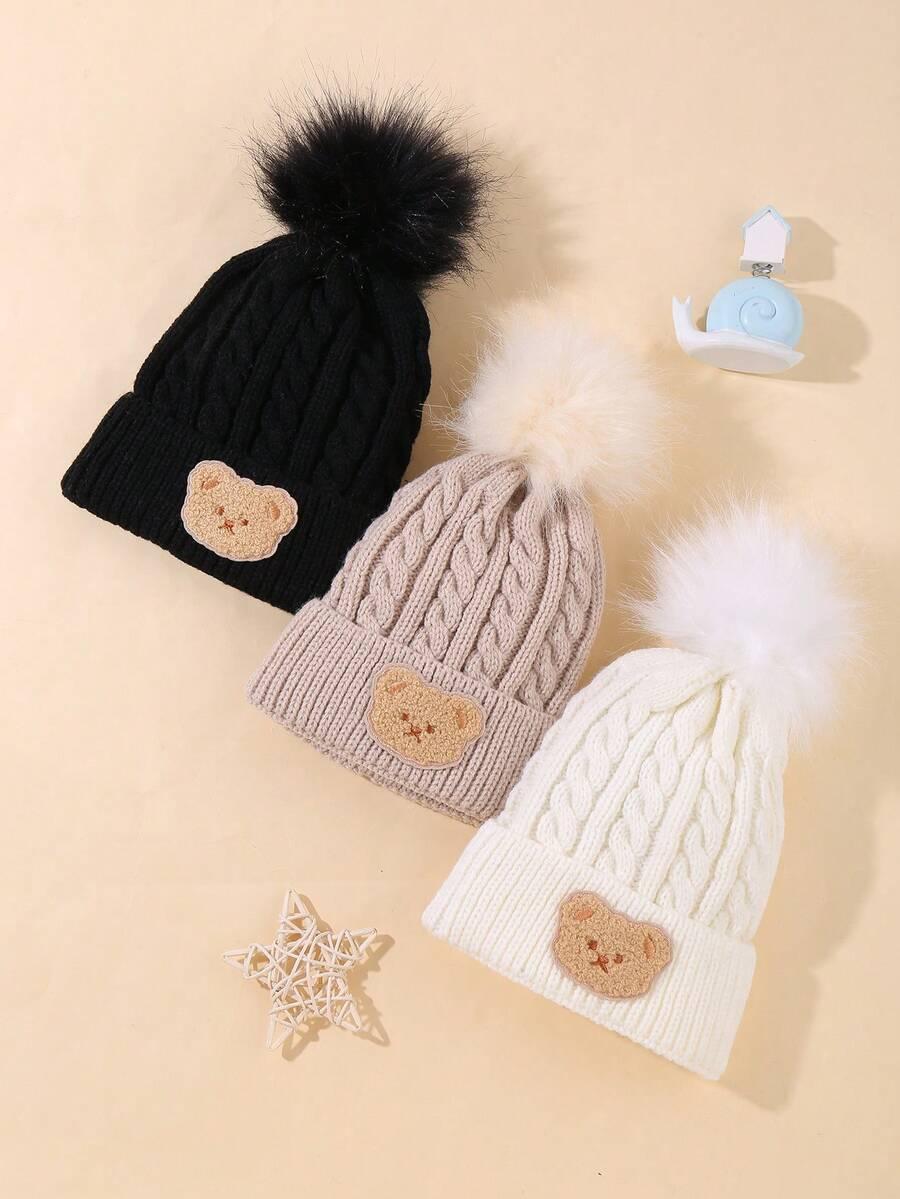 SHEIN CZAPKA ZIMOWA 3-PACK W01__44CM